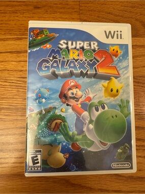 Nintendo Wii Super Mario Galaxy 2 - Blue & Green Artwork